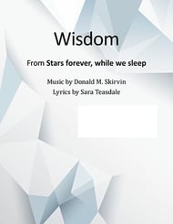 Wisdom SATB choral sheet music cover Thumbnail